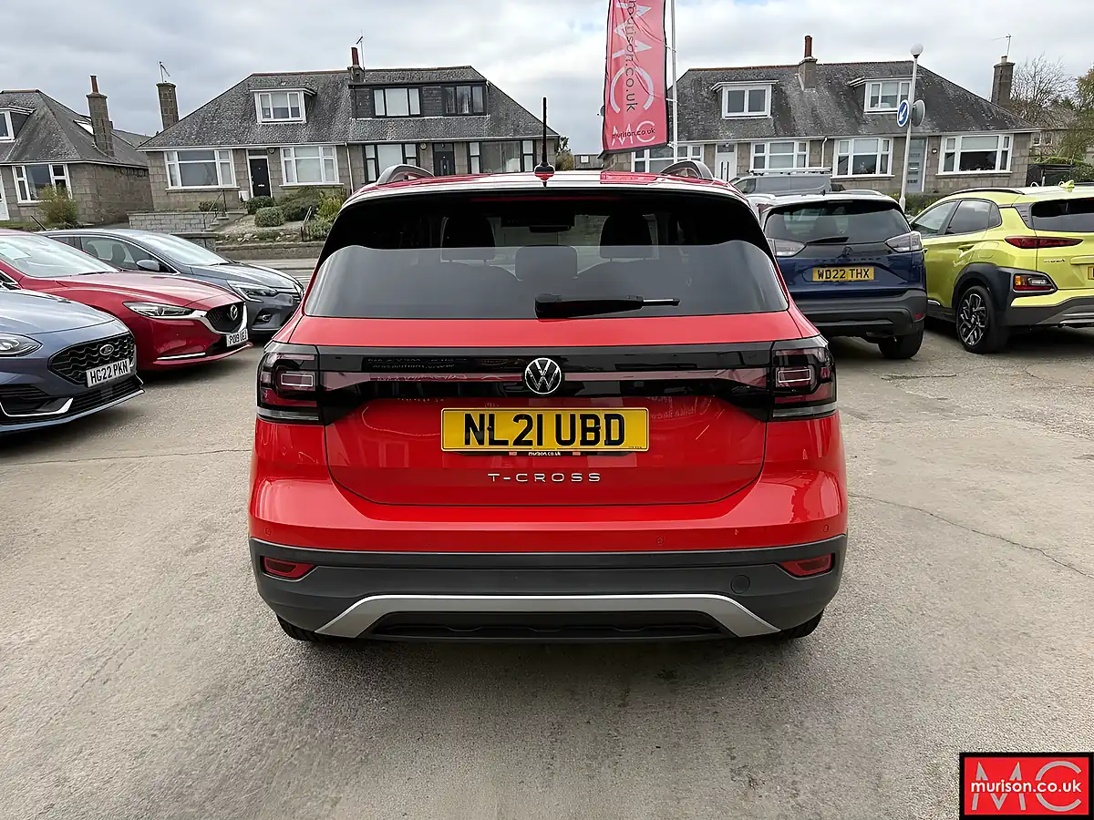 Used 2021 Volkswagen T-Cross United Red - Interior and Exterior details 6