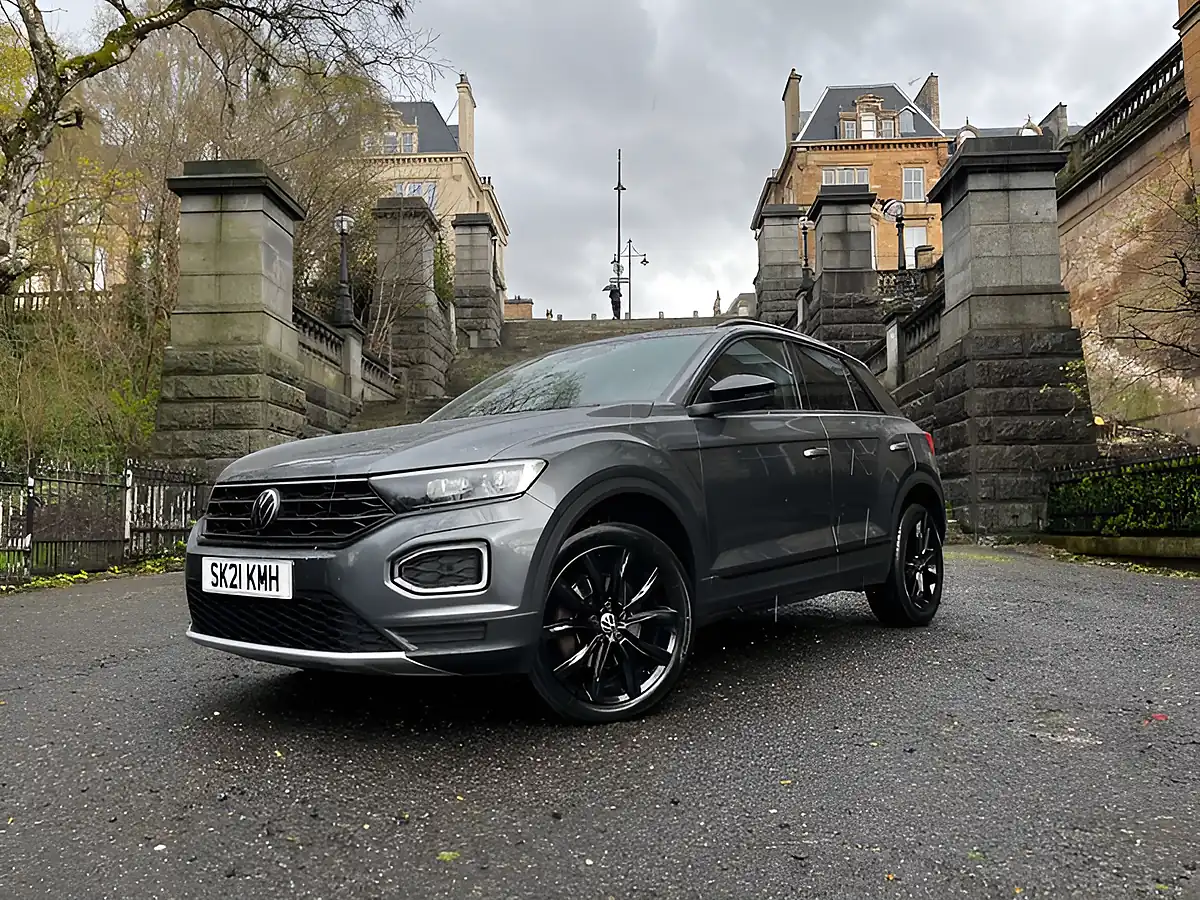 Used 2021 Volkswagen T-Roc Black Edition Grey - Front View