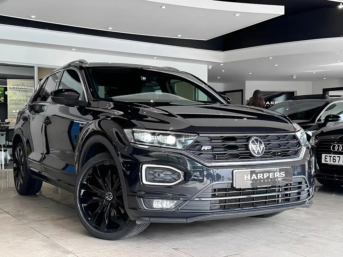 Used 2021 Volkswagen T-Roc R-Line Black - Front View