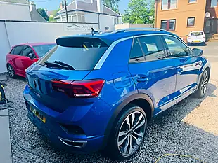 Used 2021 Volkswagen T-Roc R-Line Blue - Interior and Exterior details 3