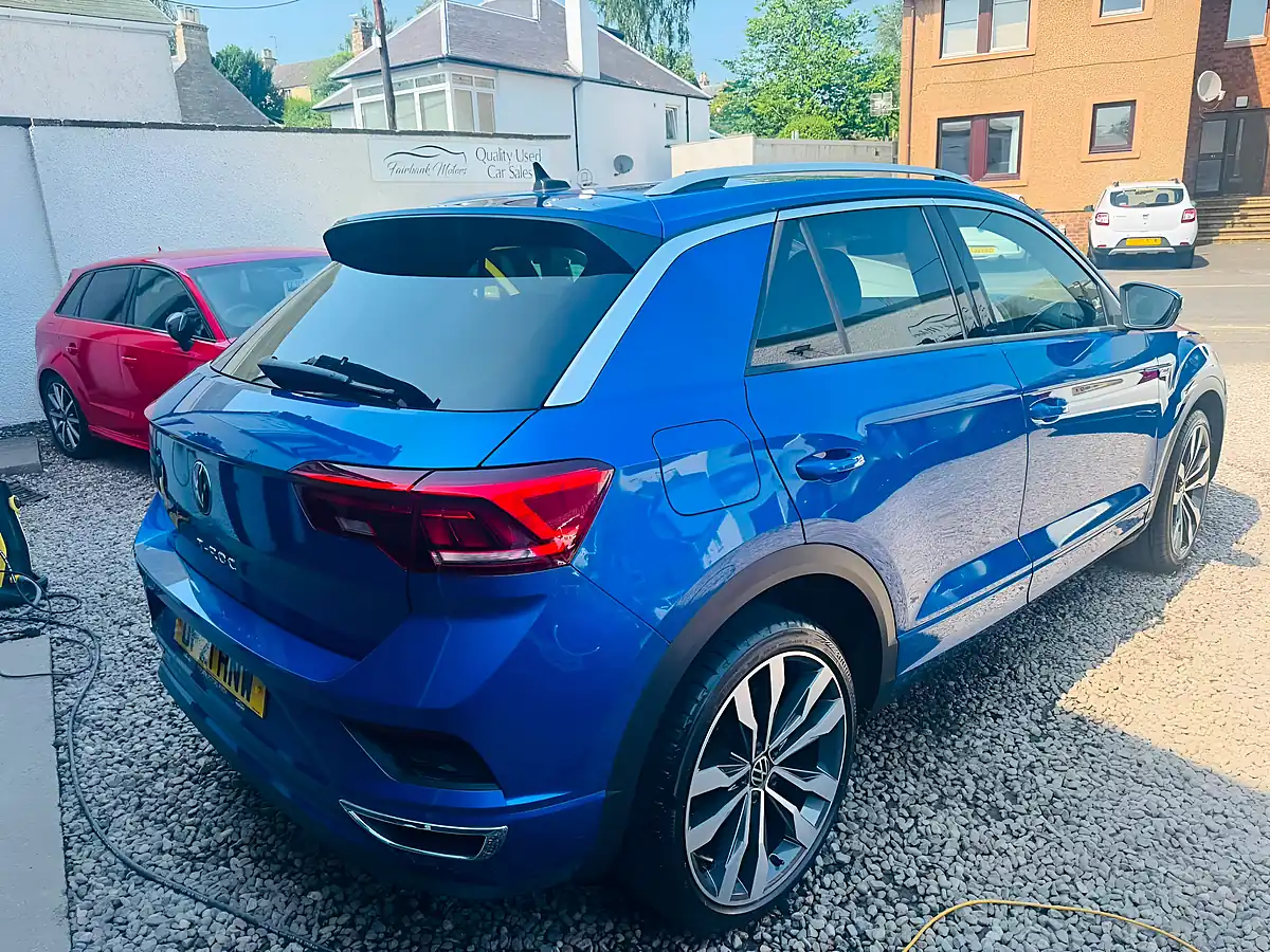 Used 2021 Volkswagen T-Roc R-Line Blue - Interior and Exterior details 3