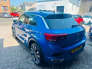 Used 2021 Volkswagen T-Roc R-Line Blue - Interior and Exterior details 4