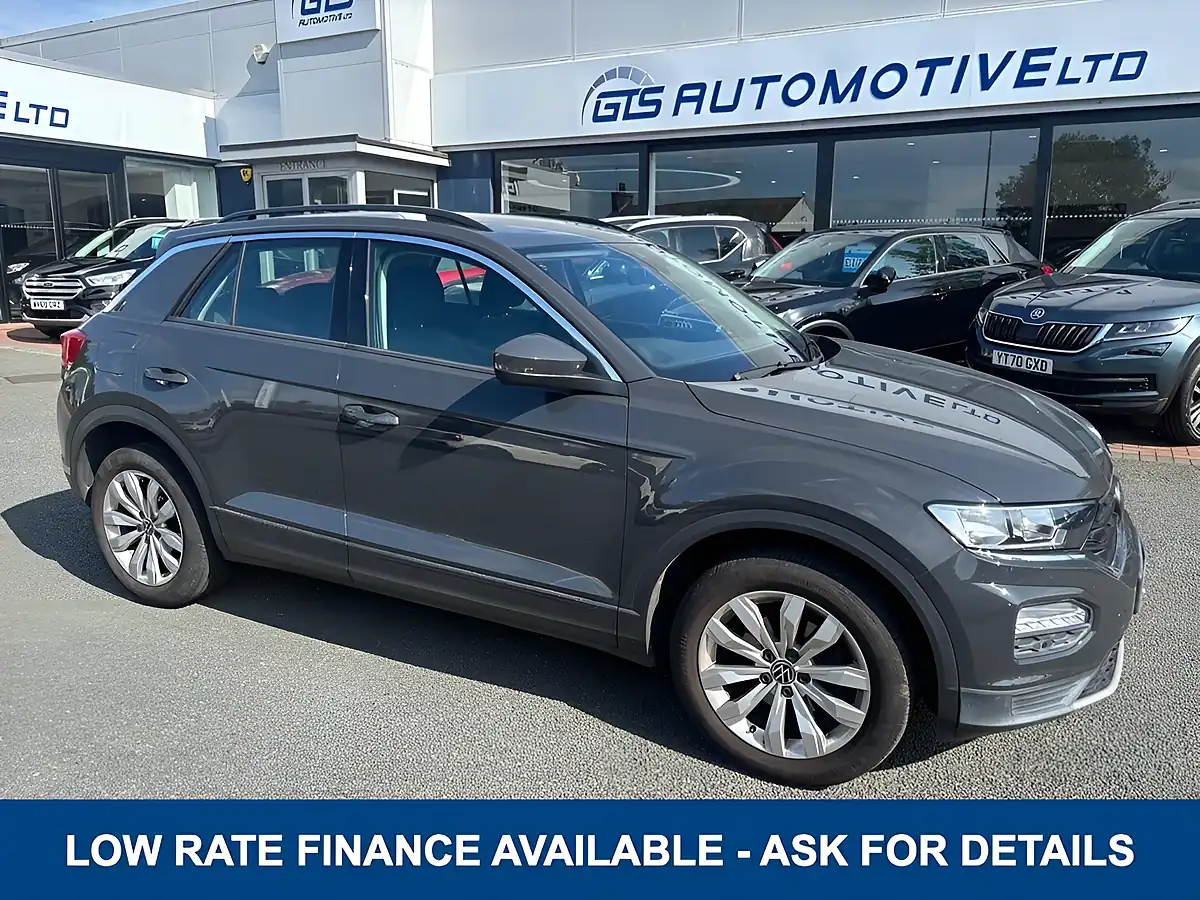 Used 2021 Volkswagen T-Roc Se Urano Grey - Front View