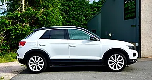 Used 2021 Volkswagen T-Roc Sel White - Interior and Exterior details 5