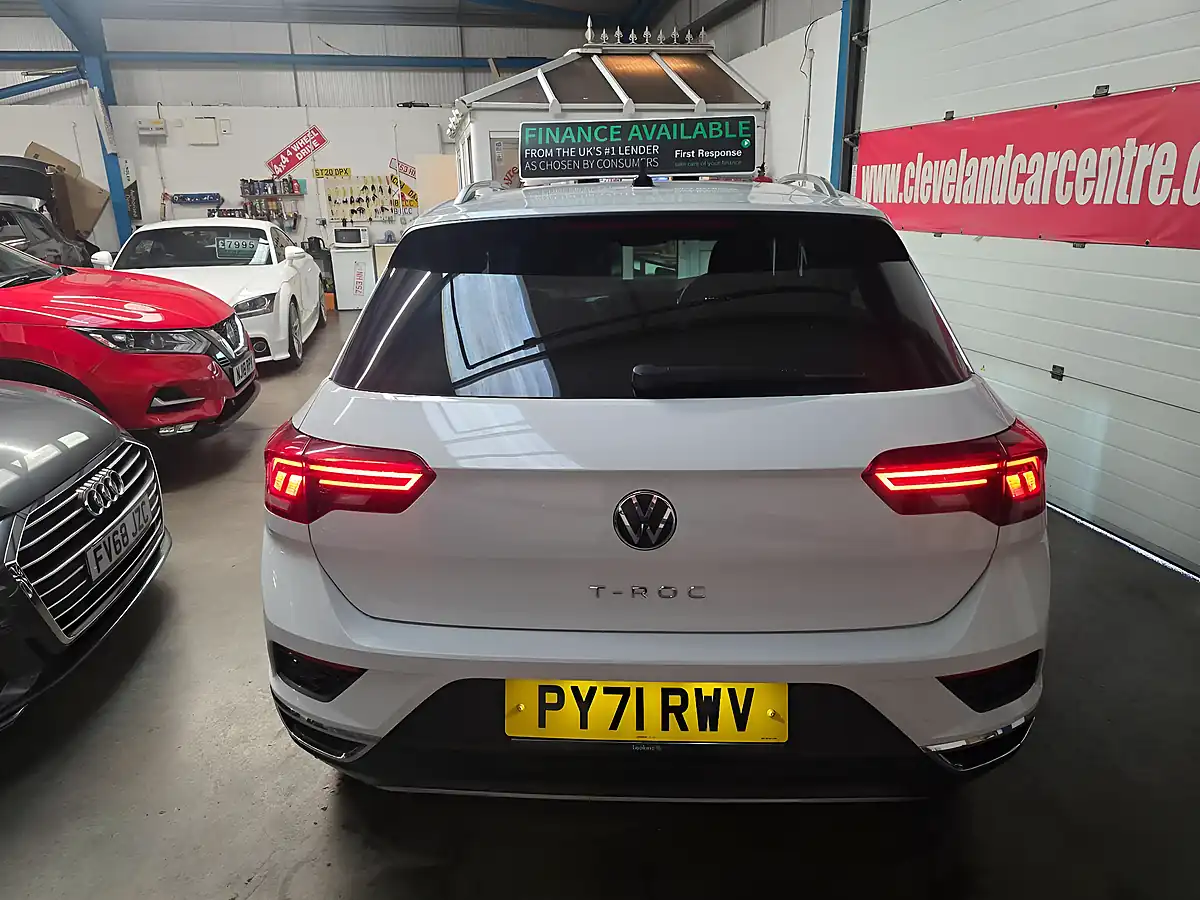 Used 2021 Volkswagen T-Roc Sel White - Interior and Exterior details 6