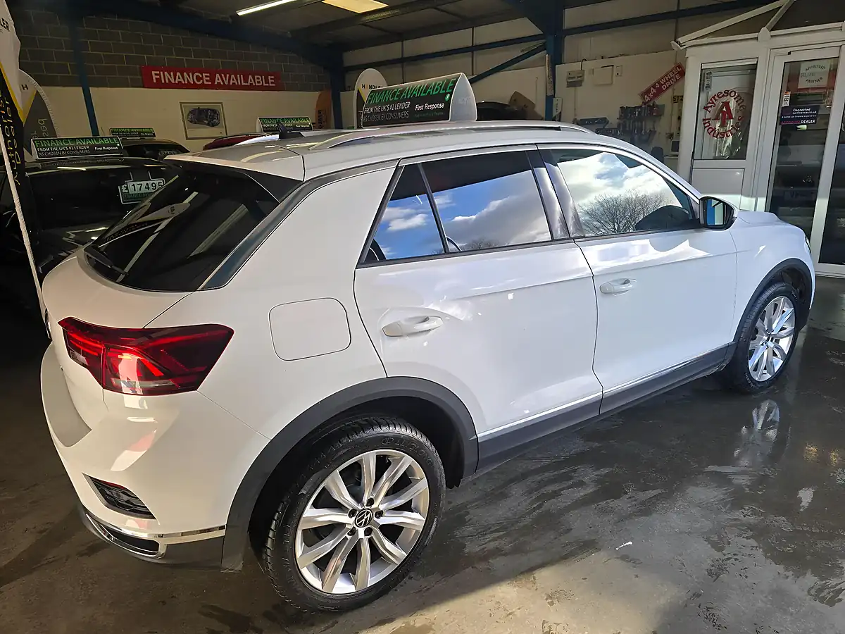 Used 2021 Volkswagen T-Roc Sel White - Interior and Exterior details 2