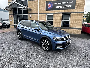 Used 2021 Volkswagen Tiguan Allspace R-Line Tech Blue - Interior and Exterior details 2