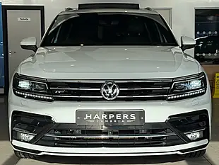 Used 2021 Volkswagen Tiguan Allspace R-Line Tech White - Interior and Exterior details 3