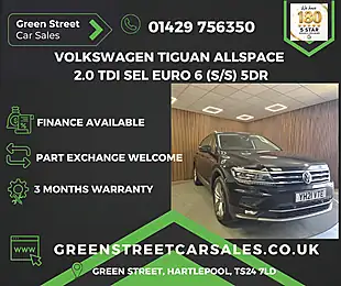 Used 2021 Volkswagen Tiguan Allspace Sel Black - Interior and Exterior details 2