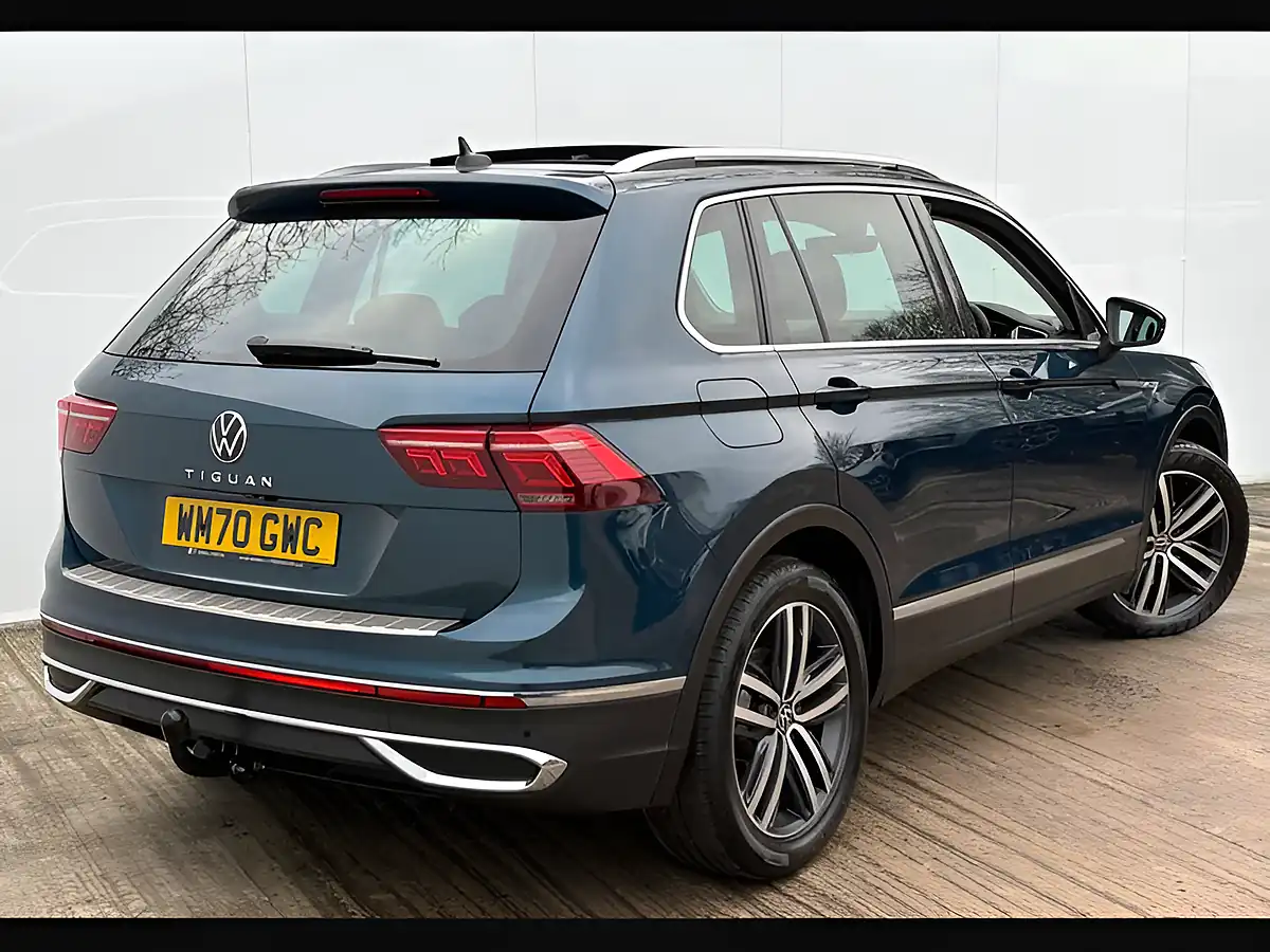 Used 2021 Volkswagen Tiguan Elegance Nightshade Blue - Interior and Exterior details 5