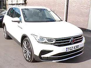 Used 2021 Volkswagen Tiguan Elegance White - Interior and Exterior details 2