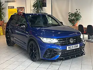 Used 2021 Volkswagen Tiguan R Blue - Interior and Exterior details 2