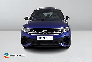 Used 2021 Volkswagen Tiguan R Blue - Interior and Exterior details 3