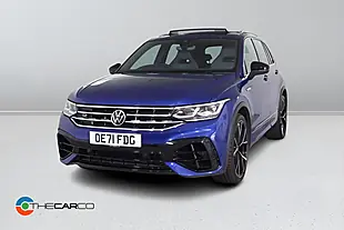 Used 2021 Volkswagen Tiguan R Blue - Interior and Exterior details 4