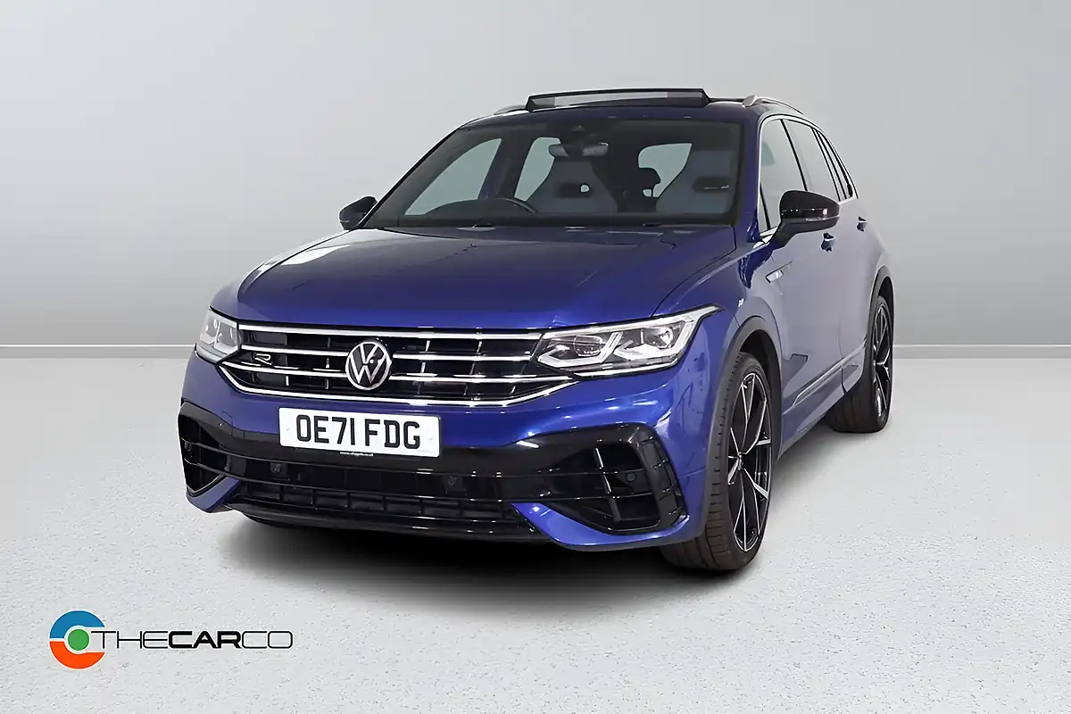 Used 2021 Volkswagen Tiguan R Blue - Interior and Exterior details 4