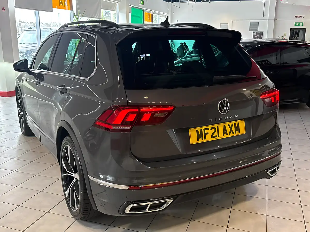 Used 2021 Volkswagen Tiguan R-Line Grey - Interior and Exterior details 9