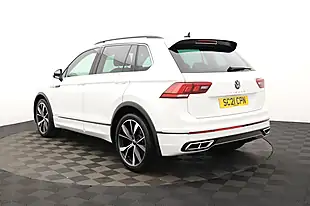 Used 2021 Volkswagen Tiguan R-Line White - Interior and Exterior details 5
