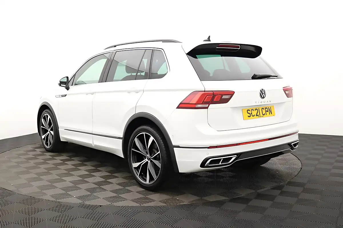 Used 2021 Volkswagen Tiguan R-Line White - Interior and Exterior details 5