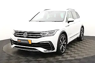 Used 2021 Volkswagen Tiguan R-Line White - Interior and Exterior details 6