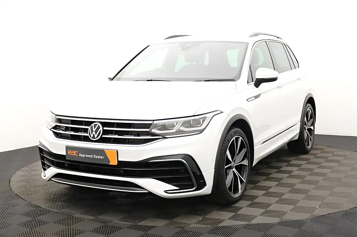 Used 2021 Volkswagen Tiguan R-Line White - Interior and Exterior details 6
