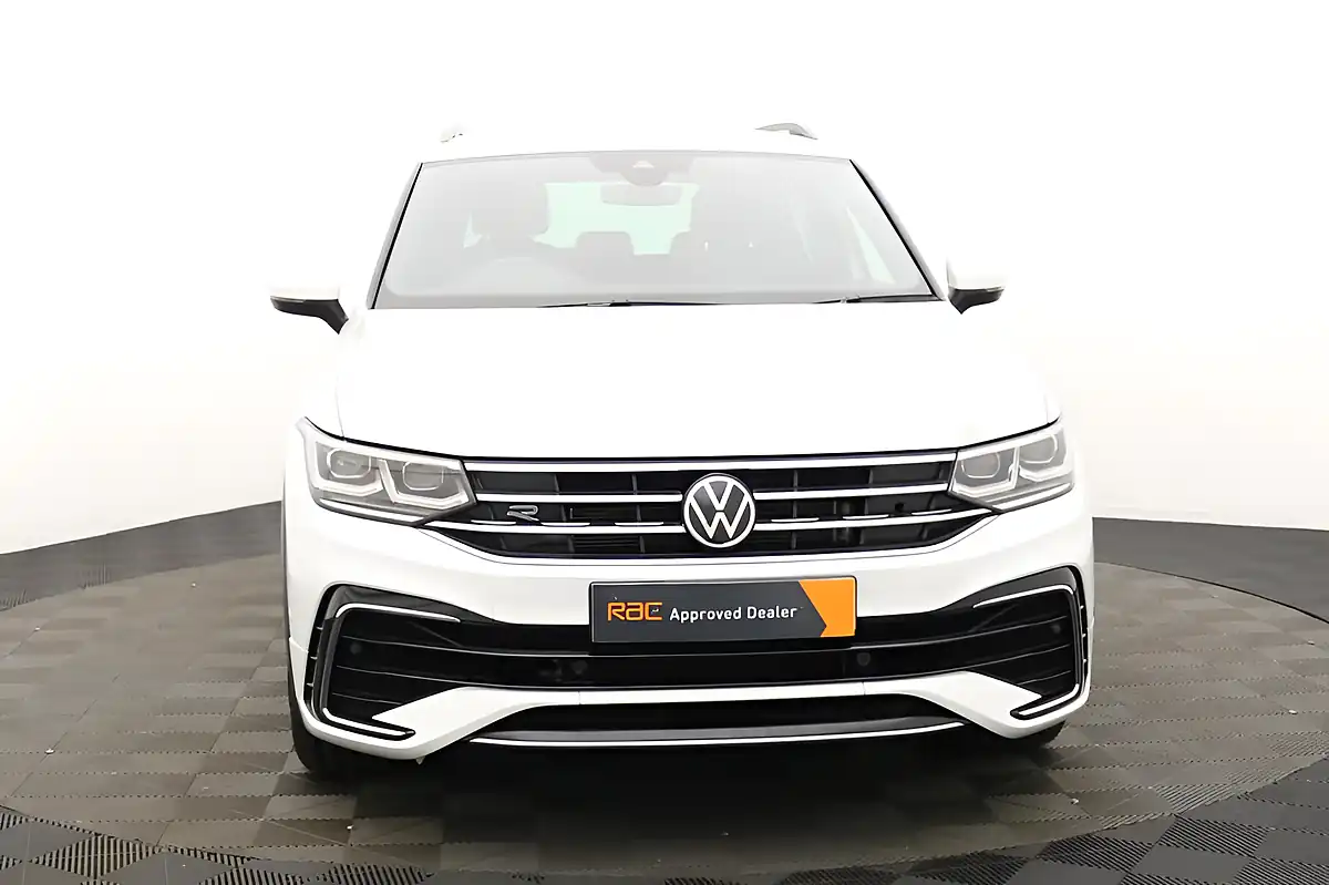 Used 2021 Volkswagen Tiguan R-Line White - Interior and Exterior details 7