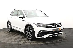 Used 2021 Volkswagen Tiguan R-Line White - Interior and Exterior details 8
