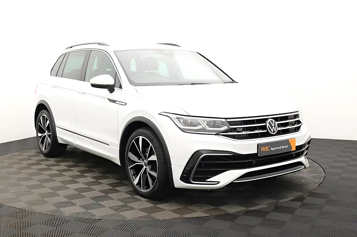 Used 2021 Volkswagen Tiguan R-Line White - Interior and Exterior details 8