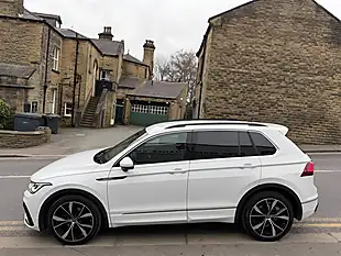 Used 2021 Volkswagen Tiguan R-Line White - Interior and Exterior details 12