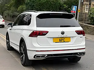 Used 2021 Volkswagen Tiguan R-Line White - Interior and Exterior details 4