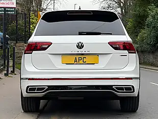 Used 2021 Volkswagen Tiguan R-Line White - Interior and Exterior details 5
