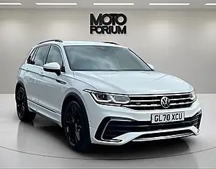 Used 2021 Volkswagen Tiguan R-Line White - Interior and Exterior details 11