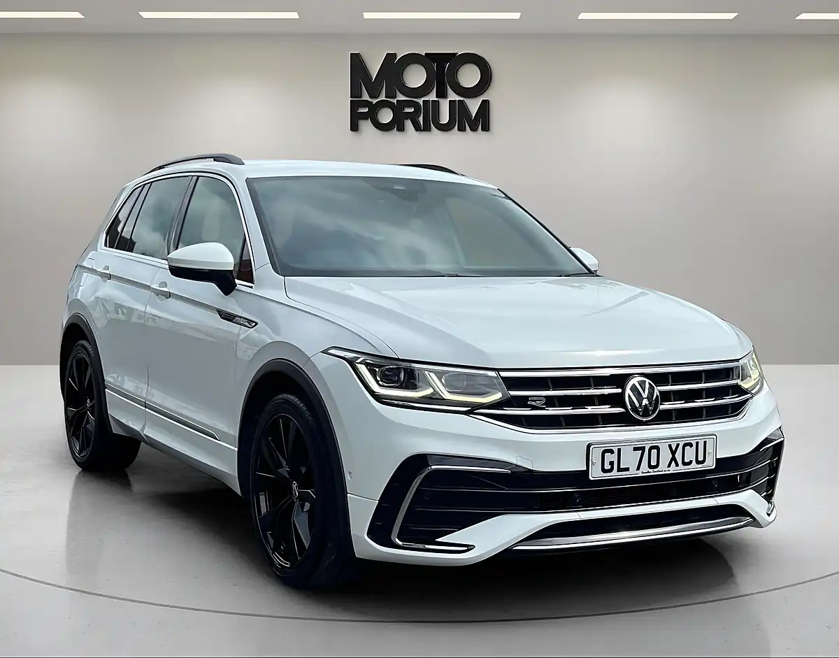 Used 2021 Volkswagen Tiguan R-Line White - Interior and Exterior details 11