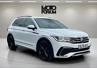 Used 2021 Volkswagen Tiguan R-Line White - Interior and Exterior details 12