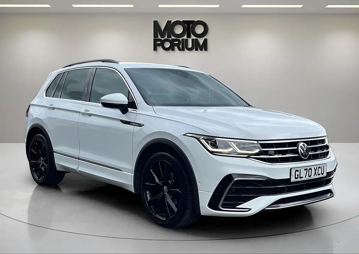 Used 2021 Volkswagen Tiguan R-Line White - Interior and Exterior details 12