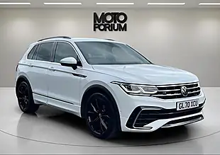 Used 2021 Volkswagen Tiguan R-Line White - Interior and Exterior details 14