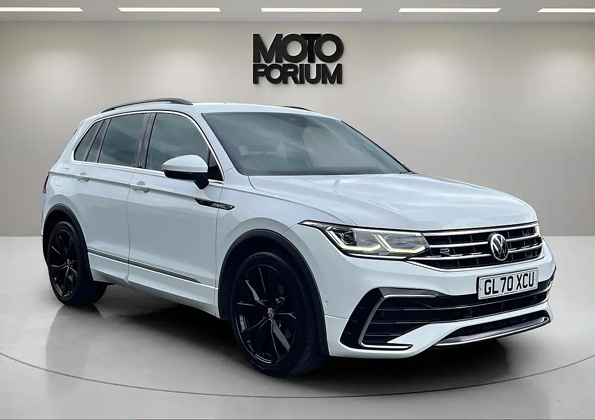 Used 2021 Volkswagen Tiguan R-Line White - Interior and Exterior details 14