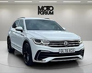 Used 2021 Volkswagen Tiguan R-Line White - Interior and Exterior details 16
