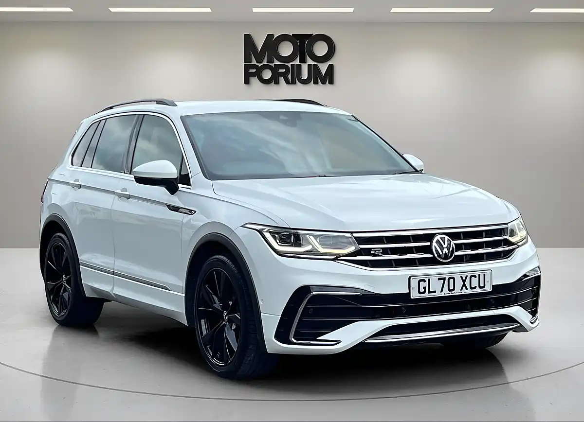 Used 2021 Volkswagen Tiguan R-Line White - Interior and Exterior details 2