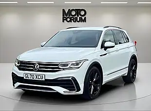 Used 2021 Volkswagen Tiguan R-Line White - Interior and Exterior details 3