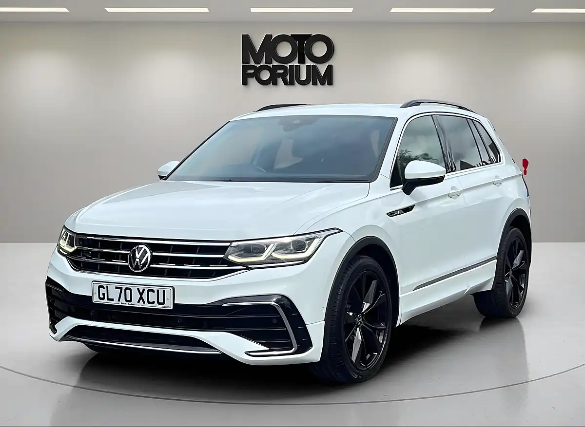 Used 2021 Volkswagen Tiguan R-Line White - Interior and Exterior details 3