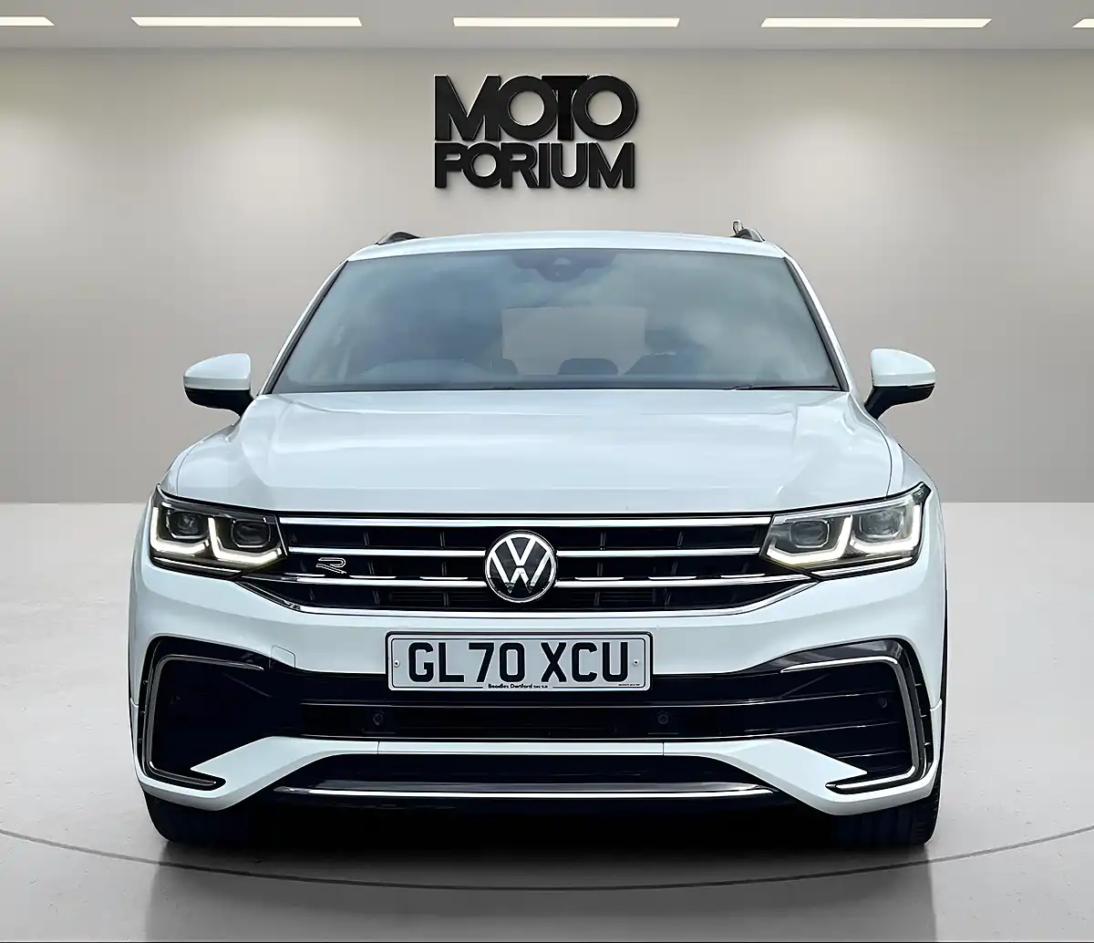 Used 2021 Volkswagen Tiguan R-Line White - Interior and Exterior details 4