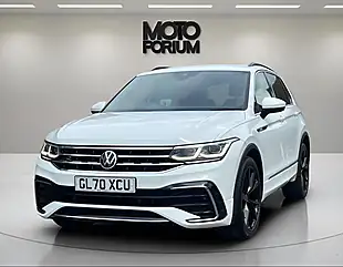 Used 2021 Volkswagen Tiguan R-Line White - Interior and Exterior details 5