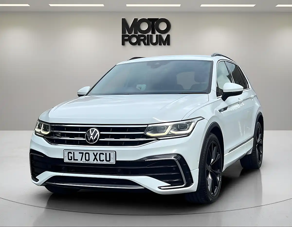 Used 2021 Volkswagen Tiguan R-Line White - Interior and Exterior details 5