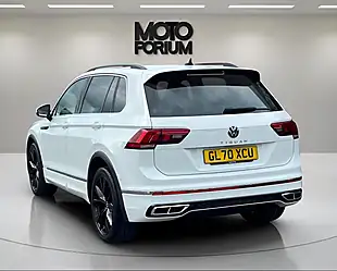 Used 2021 Volkswagen Tiguan R-Line White - Interior and Exterior details 6