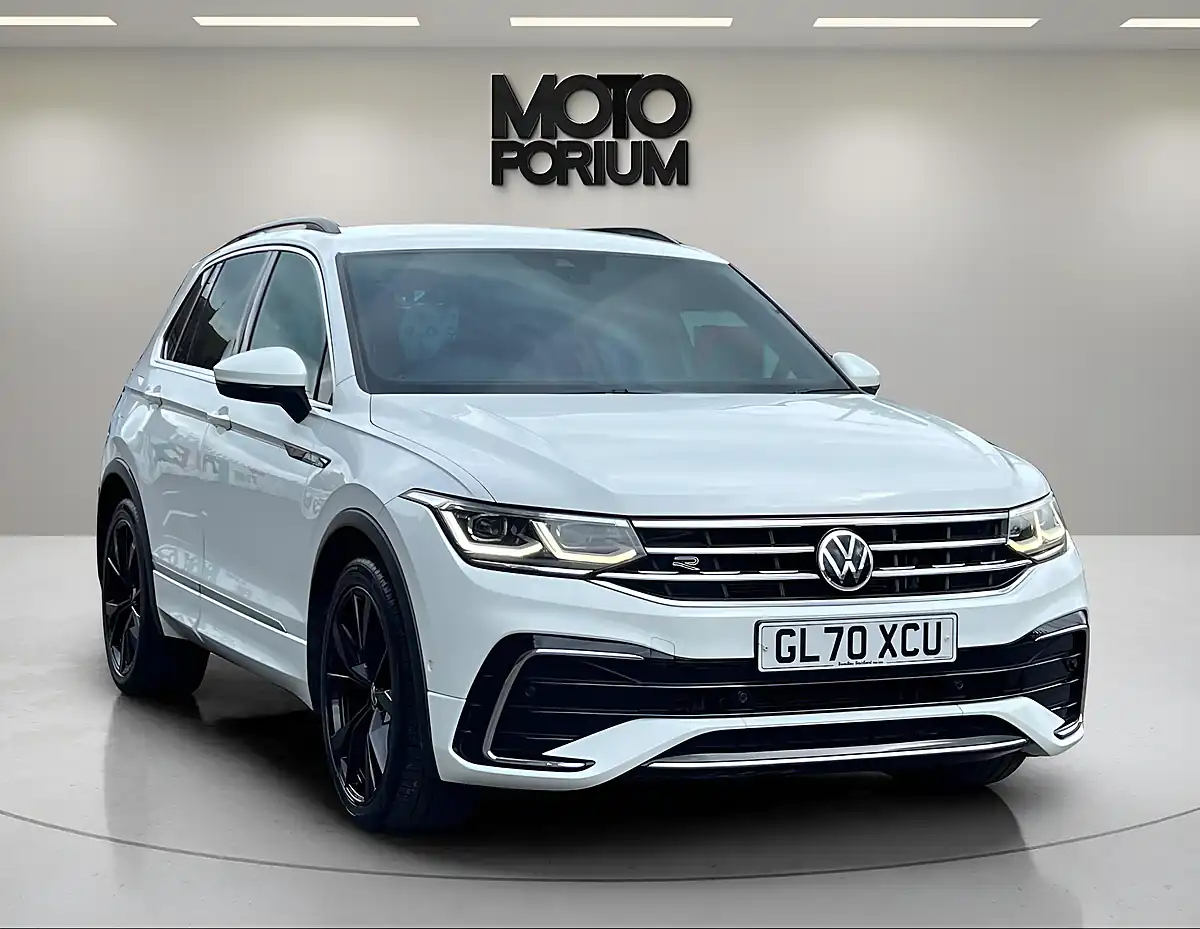Used 2021 Volkswagen Tiguan R-Line White - Interior and Exterior details 7