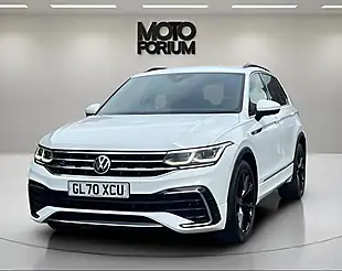 Used 2021 Volkswagen Tiguan R-Line White - Interior and Exterior details 8