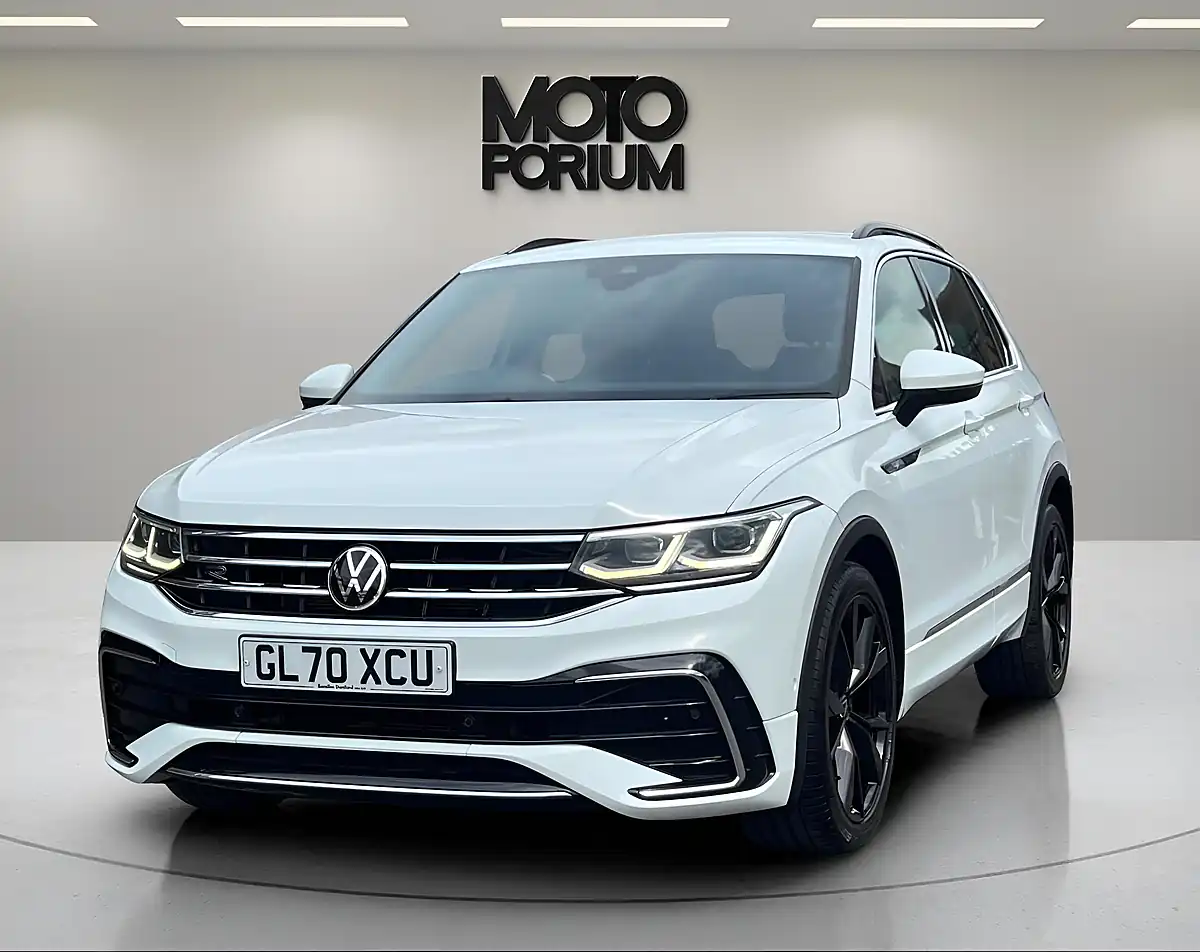 Used 2021 Volkswagen Tiguan R-Line White - Interior and Exterior details 8