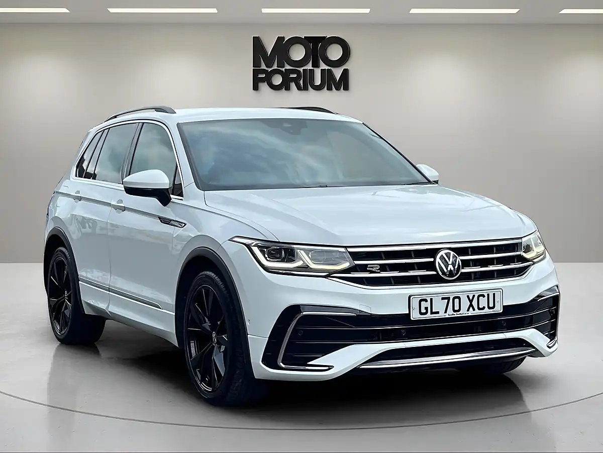 Used 2021 Volkswagen Tiguan R-Line White - Interior and Exterior details 9