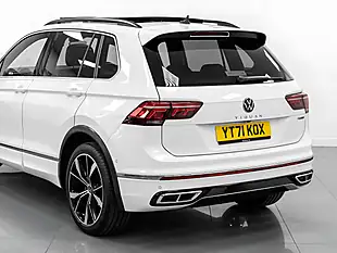 Used 2021 Volkswagen Tiguan R-Line White - Interior and Exterior details 11