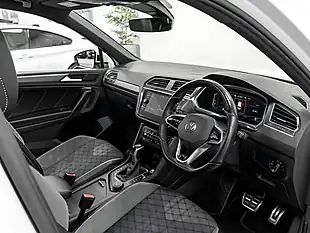 Used 2021 Volkswagen Tiguan R-Line White - Interior and Exterior details 17